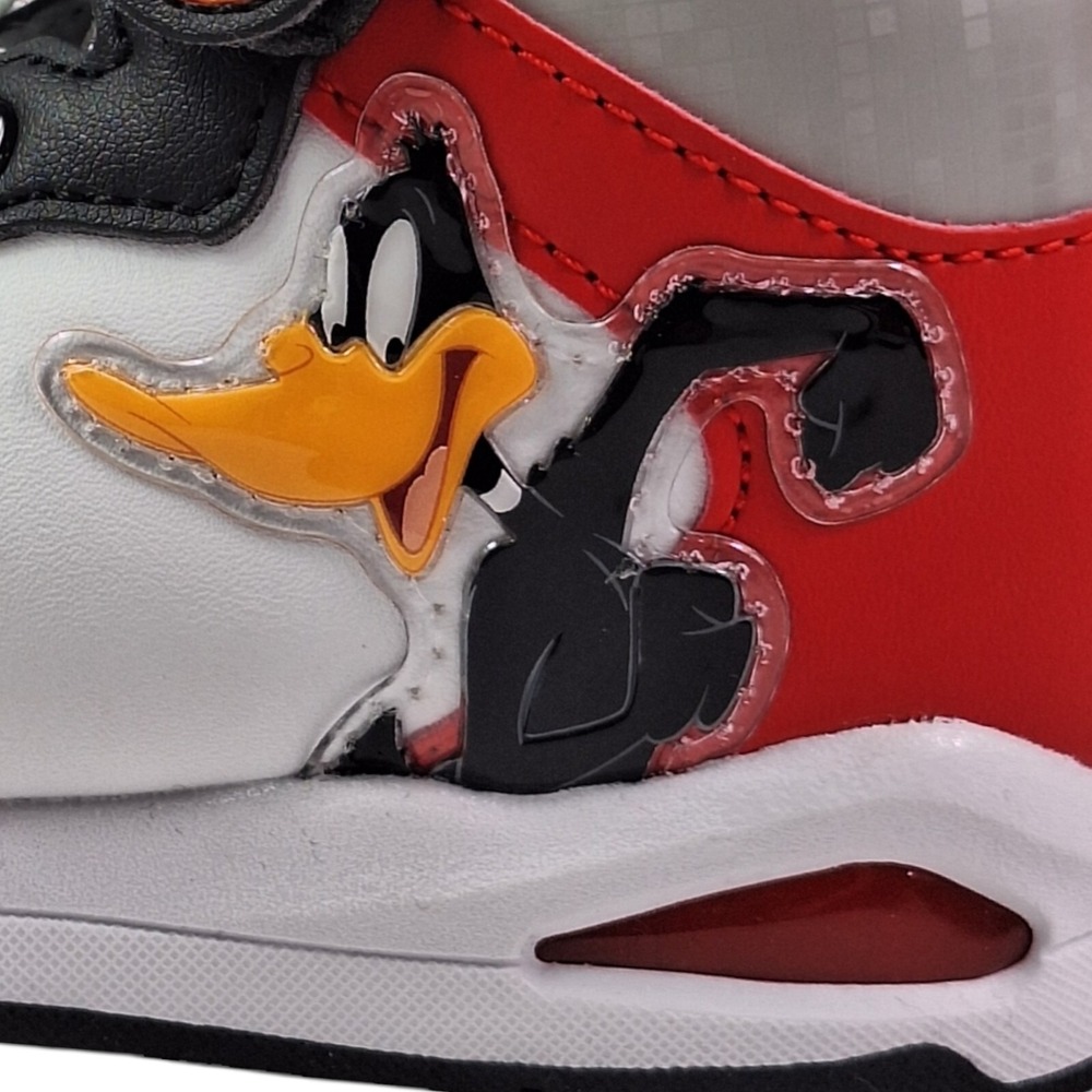 Looney Tunes High Top Shoes Size 9 (17cm) Little Kids Bugs Bunny Daffy Duck New - Picture 14 of 16